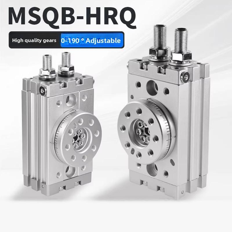 Pneumatic Rotary Cylinder MSQB10A MSQB20A MSQB30A MSQB50A MSQB20R MSQB30R MSQB Adjustable Cylinder Rotary 0-190° Degrees