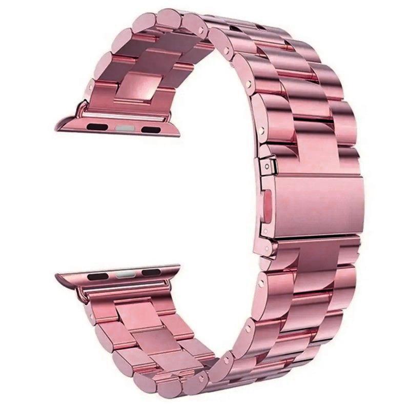 Металлический ремешок для Apple Watch Band 46мм 42мм 44мм 40мм 45мм 41мм Браслет из нержавеющей стали iWatch Серия 10 9 8 7 6 SE2 Ultra 49мм