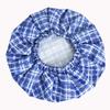 Waterproof Double Layer Bath Cap Anti-Fouling Shampoo Cap Print Hat Shower Cap  Swimming