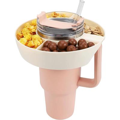 1 шт., миска для закусок, многоразовые тарелки для стакана Stanley объемом 40 унций, совместимые аксессуары, разделитель для подноса, контейнер для еды, держатель для улицы