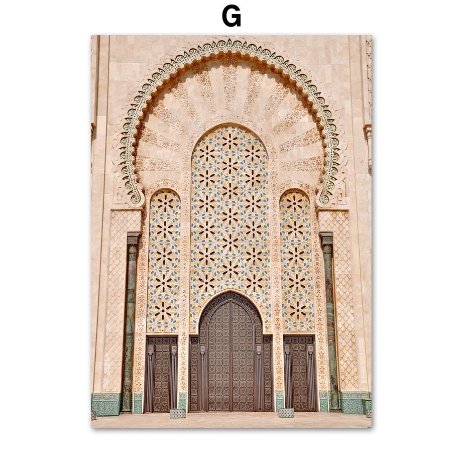 Lake House Reflection Beach Palm Leaves Tail Grass Wall Art Print Canvas Painting Nordic Poster Decor Pictures For Living Room