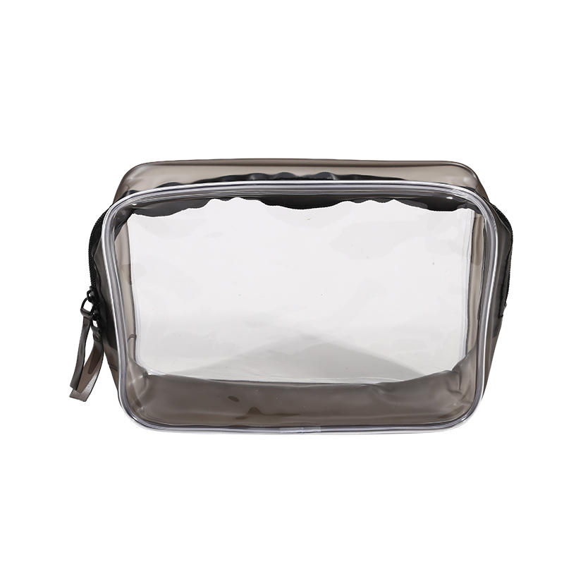 1pc PVC Makeup Bag Transparent Waterproof Large Capacity Cosmetics Travel Storage Bag In Plastic Zipper Toilet Bag