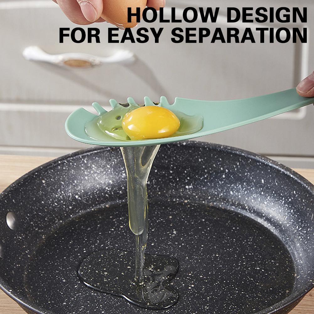 Щипцы для еды 3 в 1, бытовые термостойкие зажимы для еды для приготовления пищи, многофункциональная дырявая ложка для фондю, кухонные принадлежности