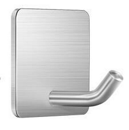 Крючок Weds из нержавеющей стали с липкой основой и защитой от проколов для одежды, ванной комнаты, кухни, туалета или примерочной.