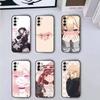Аниме Милый K-Kitagawa Marin Чехол для телефона Для Samsung Galaxy A73,A72,A71,A70,A53,A52,A51,Мягкий Силиконовый Черный Чехол