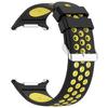 For Samsung Galaxy Watch Ultra 47mm Silicone Sport Strap Breathable Dual Color Watch Strap