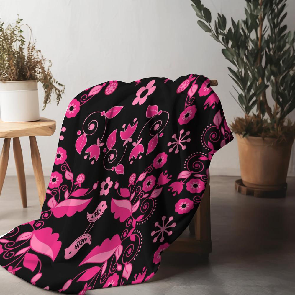 Милое цветочное одеяло для девочек, мягкий плюшевый плед, постельное белье для детей, подростков, девочек, подарок, дизайн с розовыми цветами