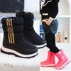 Children's Snow Boots Winter New Styles Children's High Top Winter Boots Children's Shoes with Plush Insulation Children's Cotton Boots