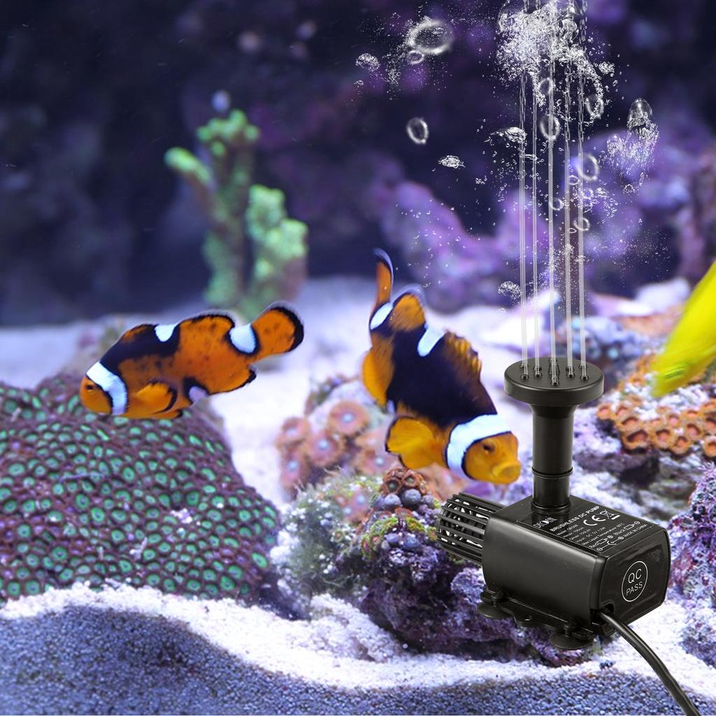 DECDEAL USB Brushless Water Pump with Nozzles Strainer Ultra quiet Mini DC5V Micro Brushless Water Oil Pump Waterproof