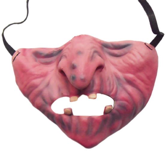 Маска на Хэллоуин из латекса, забавная маска на пол-лица, дышащая, реалистичная маска ужасов для костюма