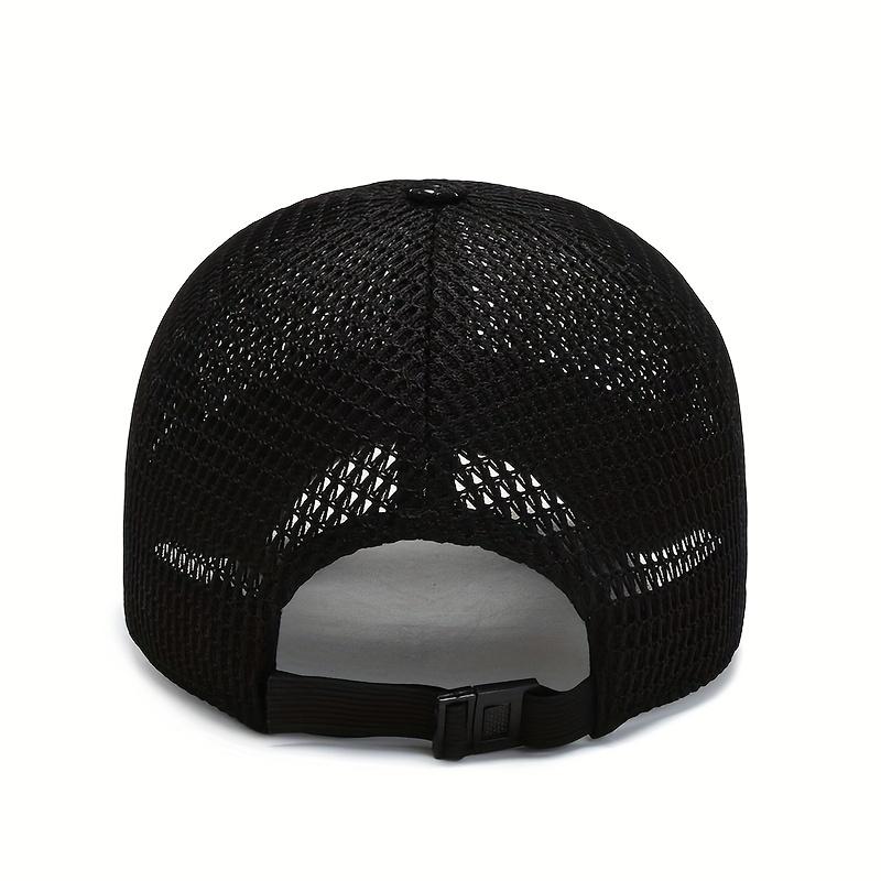 Quick-Dry Unisex Mesh Trucker Cap - Adjustable, Lightweight & Air Permeable Ventilated - Ideal For Outdoor Sports, Running, Hiking, Jogging