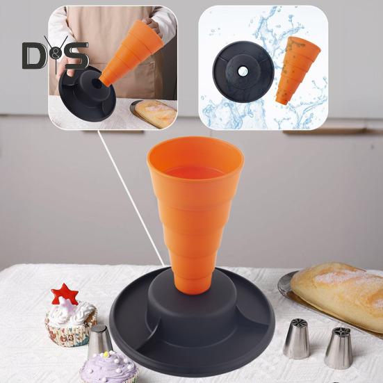 Подставка для кондитерского мешка, пластиковая подставка для кондитерского мешка для украшения торта, органайзер для кондитерских мешков