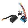 3650 3100KV Brushless Motor Kit 120A ESC Waterproof XT60 Plug Type RC Upgrade Combo for 1/10 1/8 RC Car