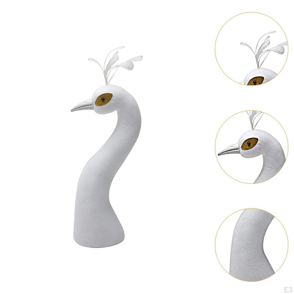 Decorative Peacock Head with Floral Design for Special Occasions