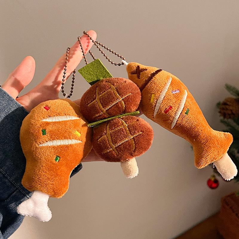 Adorable Vegetable Plush Keychain Toy Charm