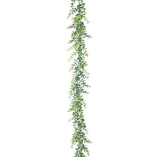 Устойчивое к ультрафиолетовому излучению искусственное растение, яркий прочный поддельный висячий эвкалипт 