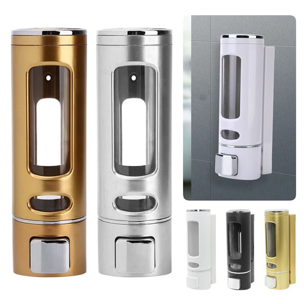 400ML Soap Dispenser Manual Pressure Hand Sanitizer Bottle Bathroom Household Cleaning