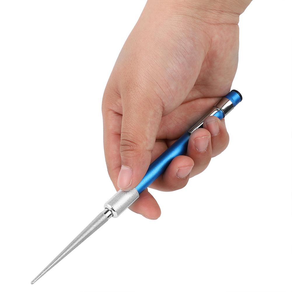 Карманная точилка Diamond, точилка для карандашей, точилка для лезвий рыболовных крючков (400#)