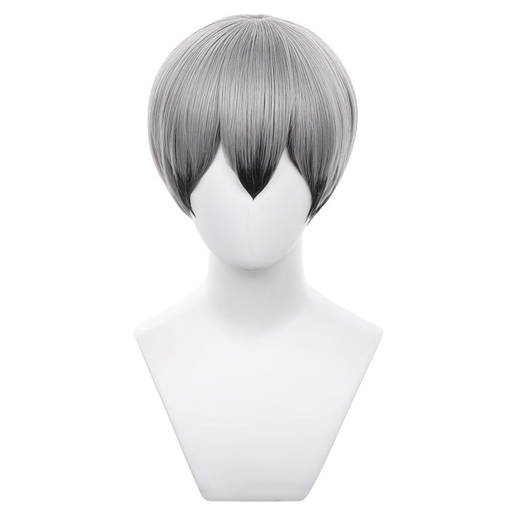Sizuuenn Haikyu!! Kita Shinsuke Wig, Heat-Resistant, Cosplay Wig with Net, Perfect for Events, School Festivals, Cultural Festivals, and Photo Shoots