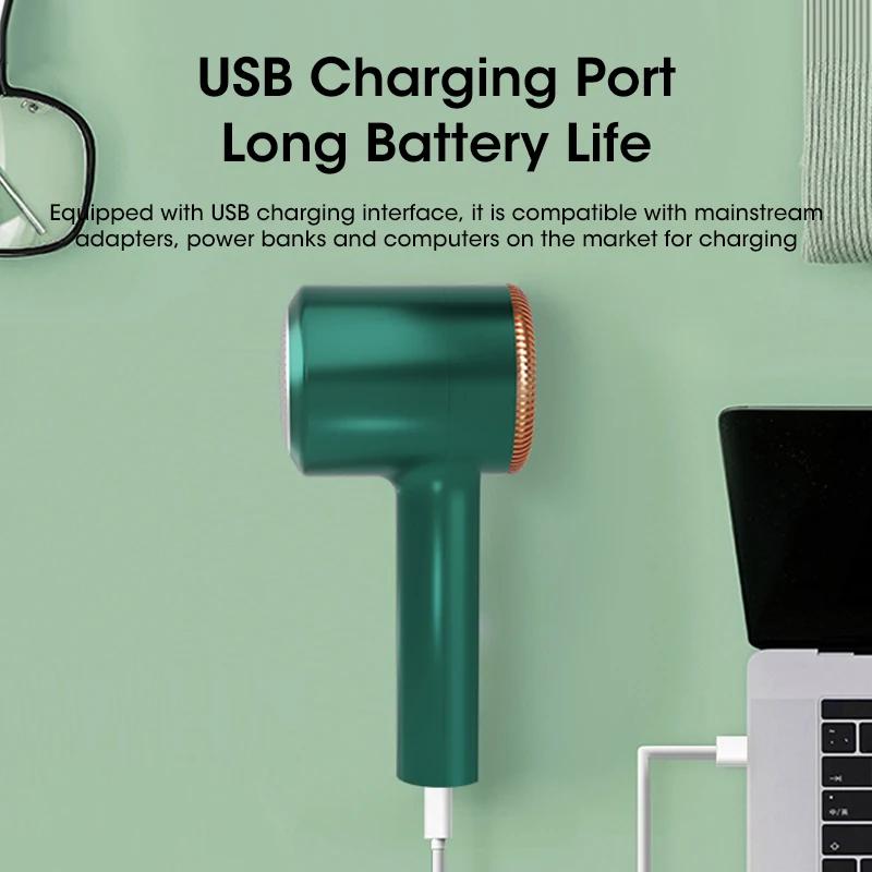 Portable Lint Remover for Clothes Usb Rechargeable Electric Hair Ball Trimmer Fuzz for Sweater Clothes Cardigan Serve Remover