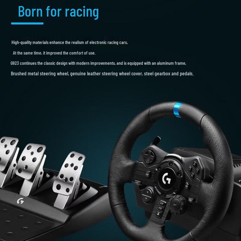 Logitech Игровой руль с обратной связью G29 G923 для ПК/PS4/PS5