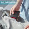 Мужской кошелек с RFID-защитой: Многослотовый картхолдер, Зажим для денег с защитой от кражи, Держатель для долларов