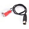 5-Pin Din Male To 2Rca Lotus Female Old-ed Audio Equipment Adapter Cable