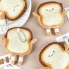 Милая японская тостовая плюшевая монетница - Креативный хлебный кулон для хранения наушников и монет