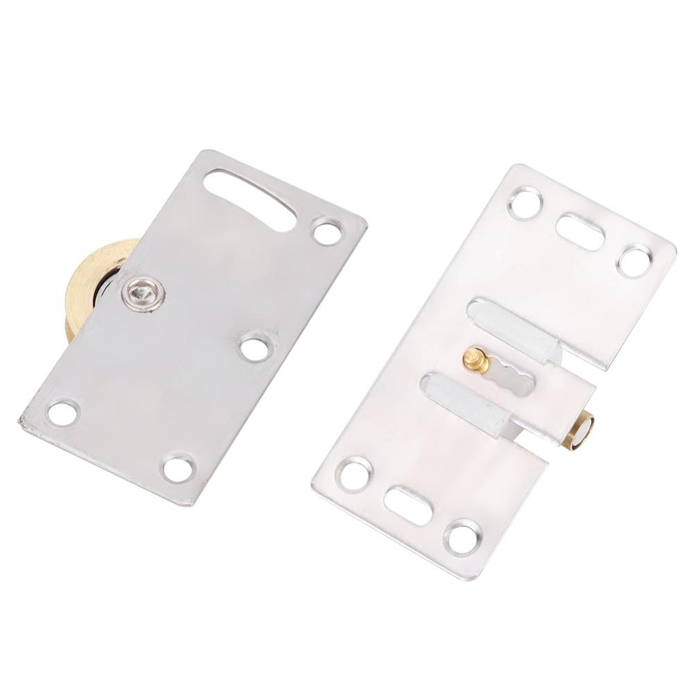 2pcs Stainless Steel Sliding Door Wheel 30mm Wheel Diameter Wardrobe Door Roller Cabinet Door