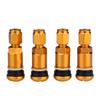 4pcs Universal Car Tubeless Aluminum Alloy Air Bicycle Tire Valve Stems Caps Tyre Wheel Round Cover Auto Accessories Stems & Cap
