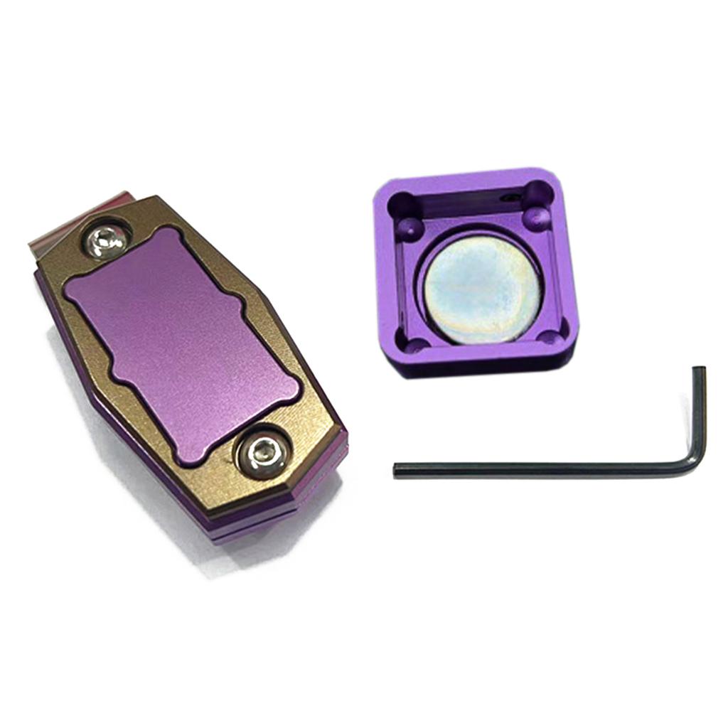 Pool Chalks Holder with Belt Clip Billiard Chalks Case Portable Magnetic Billiard Cue Chalks Box for Snooker Players