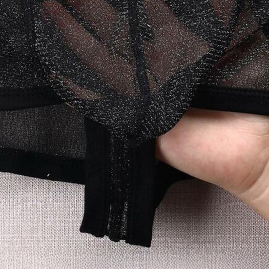 Мужское нижнее белье боксеры с низкой посадкой, перспективные тонкие шорты, трусы, лоскутный цвет