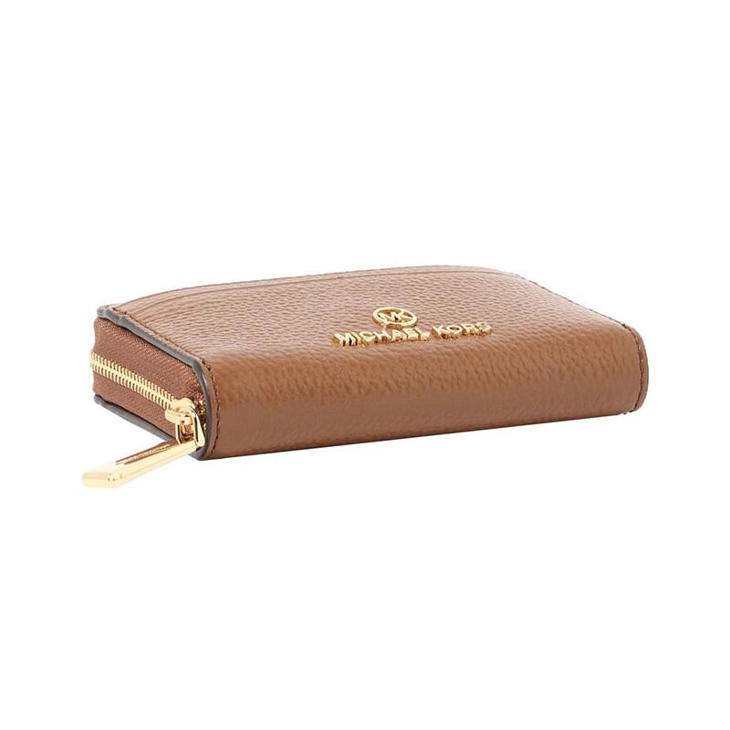 Michael Kors Модный и простой металлический кошелек из коровьей кожи, буквы, одинаковый стиль для мужчин и женщин, парная модель, коричневый