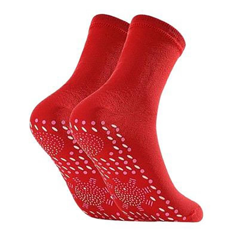 Tourmaline Self-Heating Thermal Socks for Winter - Magnetic Therapy Slimming Design (1/3/5 Pairs)