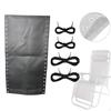 Chair Replacement Fabric Folding Lounge Repair Cloth Breathable with 4Pcs Cords