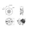 Набор из 5 заглушек для розеток с ключами для предотвращения кражи электроэнергии и безопасности детей. Конструкция из цинкового сплава для длительного использования.