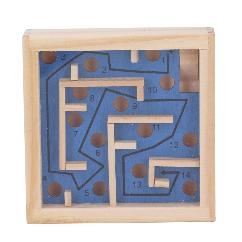Деревянный лабиринт балансировочная игра интерактивная обучающая настольная деревянная лабиринтная игрушка с шариками для балансировки