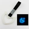 Heart Shape Decoration Belt Colorful Car Styling Accessory Charm Tsurikawa Ring  Car Decoration