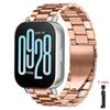 Ремешок из нержавеющей стали 22 мм для Redmi Watch 5 Active 5 Lite Металлический ремешок для Xiaomi Redmi Watch 3 Active 3 Lite Браслет Наручный ремешок