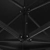 Pavillon pliable - Tourtecs 3x4,5m - Imperméable - Structure en acier - Hauteur réglable jusqu'à 3,4m
