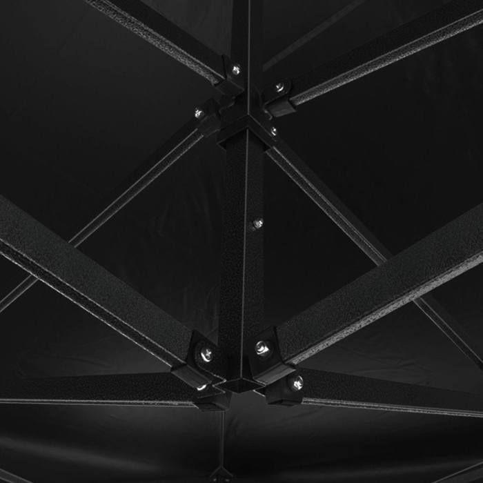 Pavillon pliable - Tourtecs 3x4,5m - Imperméable - Structure en acier - Hauteur réglable jusqu'à 3,4m