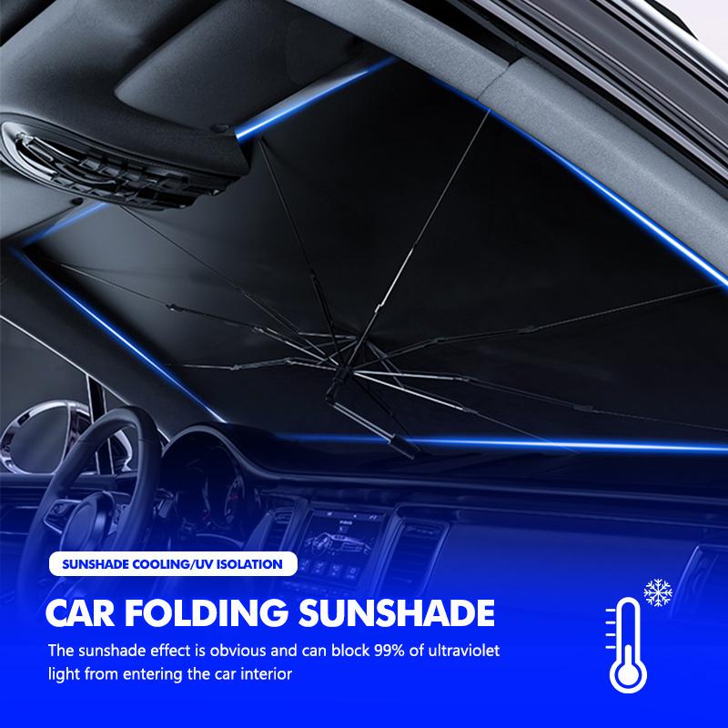 Car Windshield Sun Shade Umbrella Sunshade Anti UV Parasol For Skoda S Kodiaq Octavia 2 3 Yeti Karoq Rapid Fabia VII VRS xknp33
