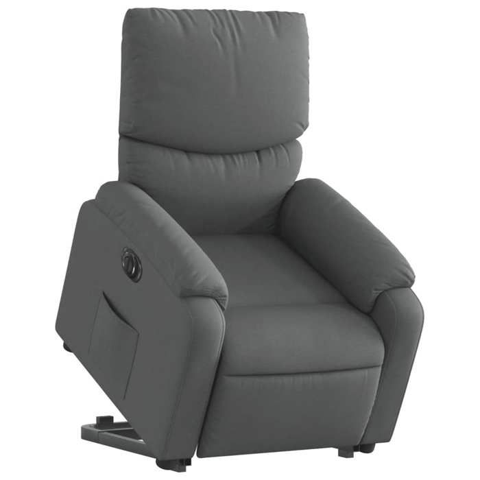 VidaXL Fauteuil Inclinable Électrique, Chaise de Relaxation avec Dossier et Repose-pied Réglables, Siège de Salon Salle de 3204849