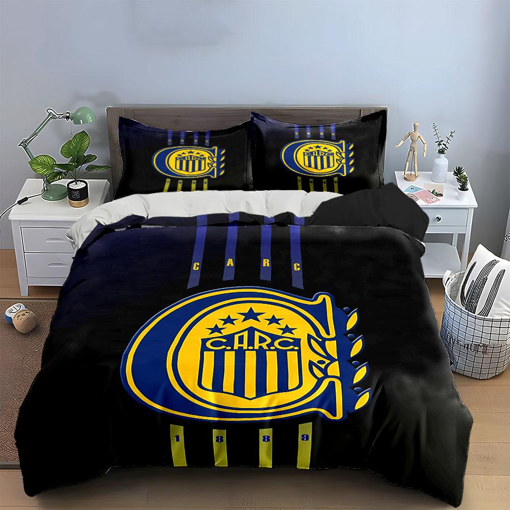 "Blue Gold Shield Bedding Set" Bedding Duvet Cover Set Duvet Cover Pillowcases (1 * Duvet Cover 2 * Pillowcases, without duvet insert)