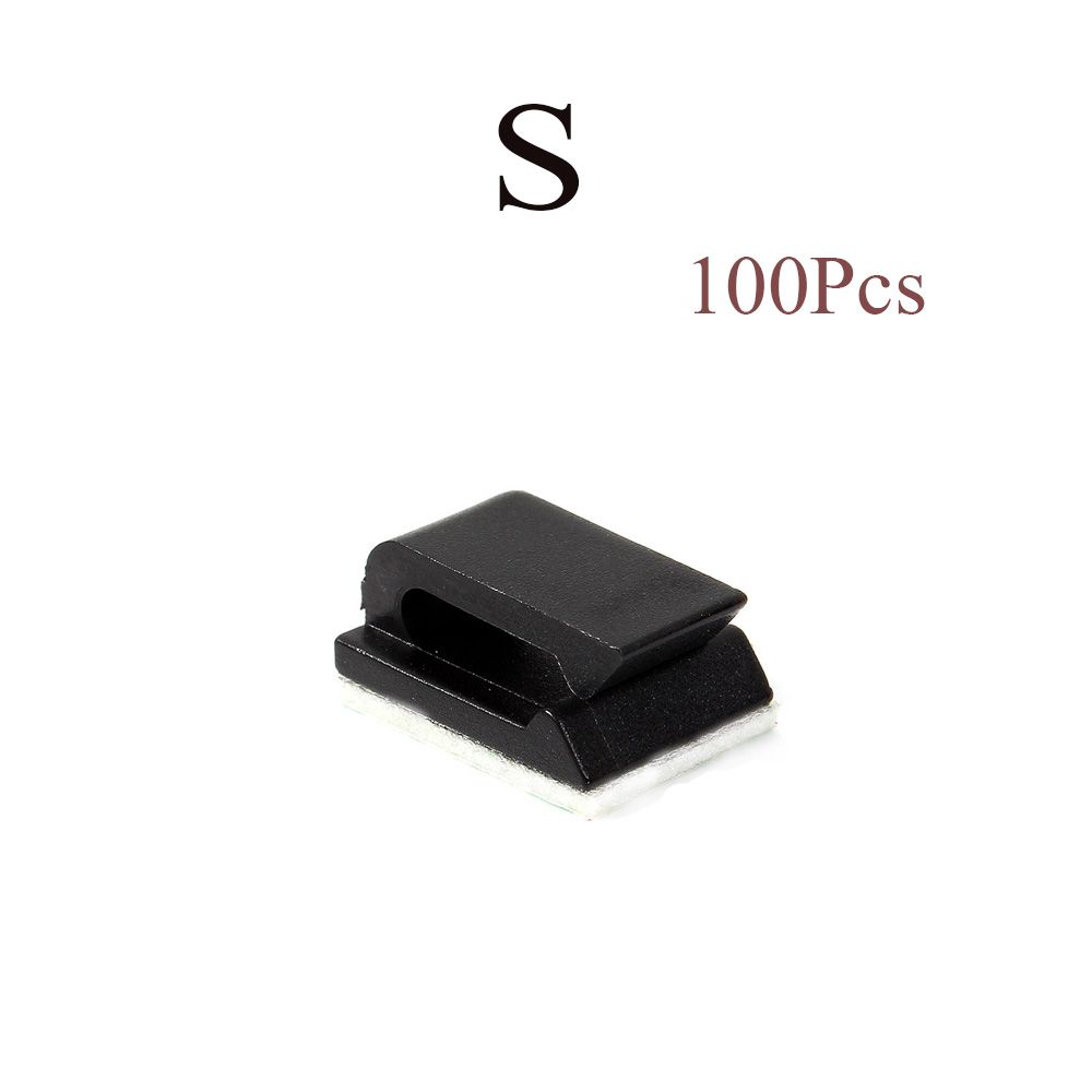 Hot Fastener Plastic Organizer Clamp Wire Management Buckle Line Fixer Holder Cable Clip