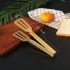 Многофункциональные золотые кухонные щипцы-клипсы для еды, для хлеба, стейка, из нержавеющей стали, с антипригарным покрытием, с дренажным отверстием для масла, зажим, кухонные аксессуары, утварь
