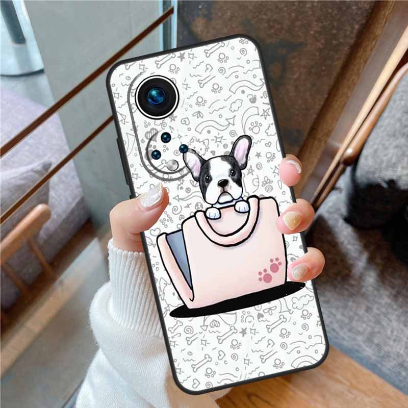 Чехол для французского бульдога для Honor X6a X7a X8a X9a X9b X7 X8 X9 8X 9X Чехол для Honor Magic 5 Lite 50 70 90