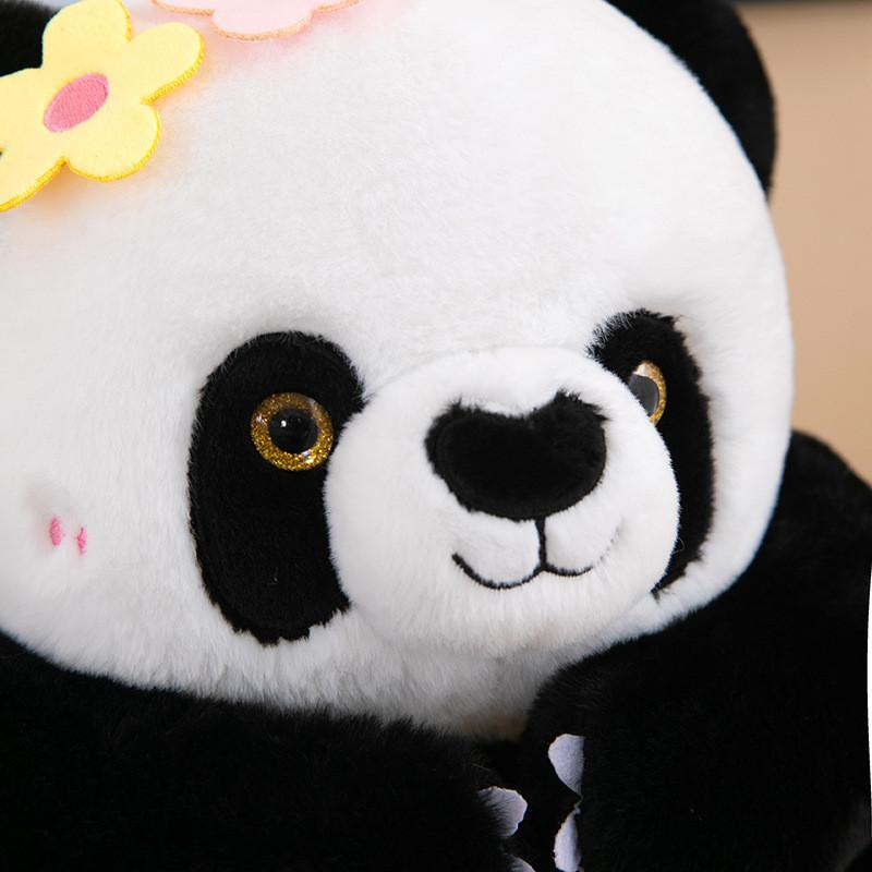 Adorable Plush Panda Toy Soft Stuffed Animal Perfect Kids Gift And Mascot