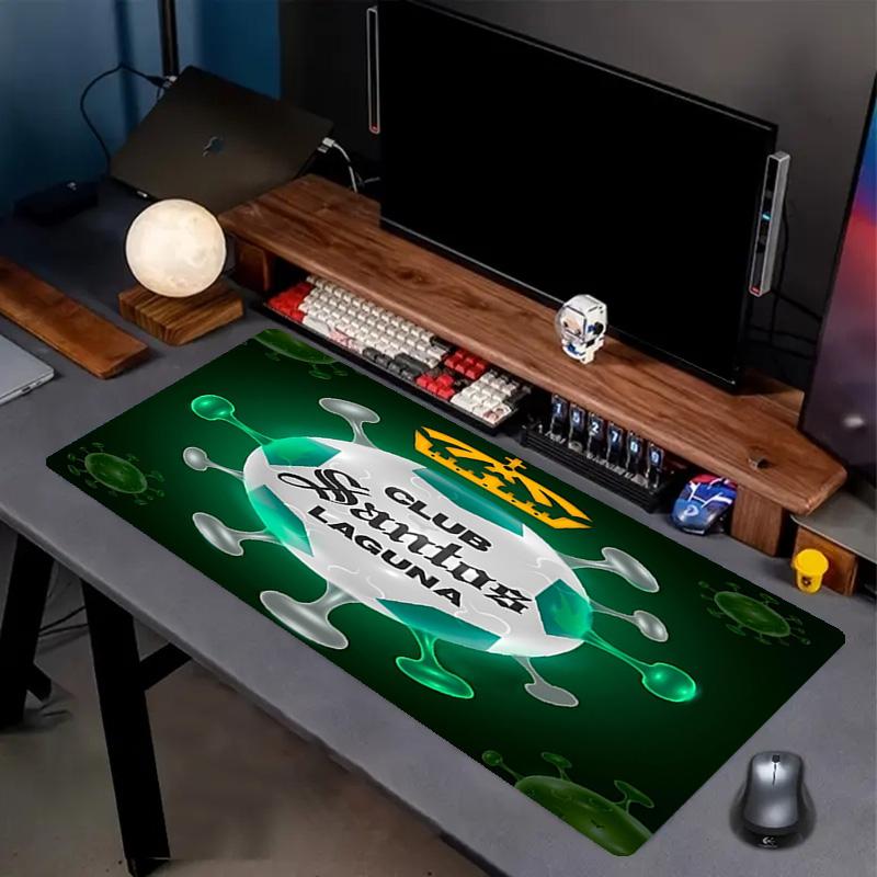 Club Santos Laguna Print Mouse Pad, Anti‑Slip Desktop keyboard Mat, for PC Laptop Gaming Working Daily Use, Cool Festival Surprise Gift