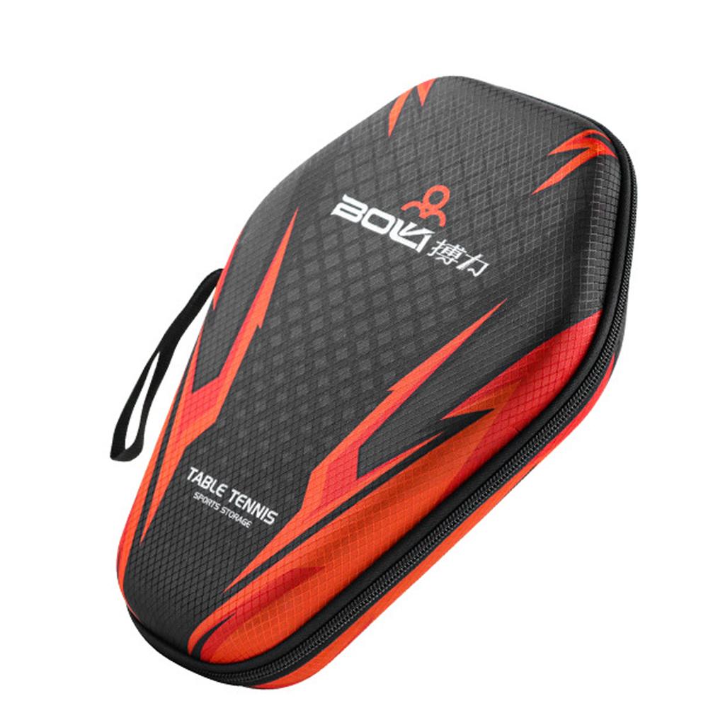 Waterproof Table Tennis Racket Bag EVA Ping Pong Paddle Hard Case Hexagonal Table Tennis Bat Cover